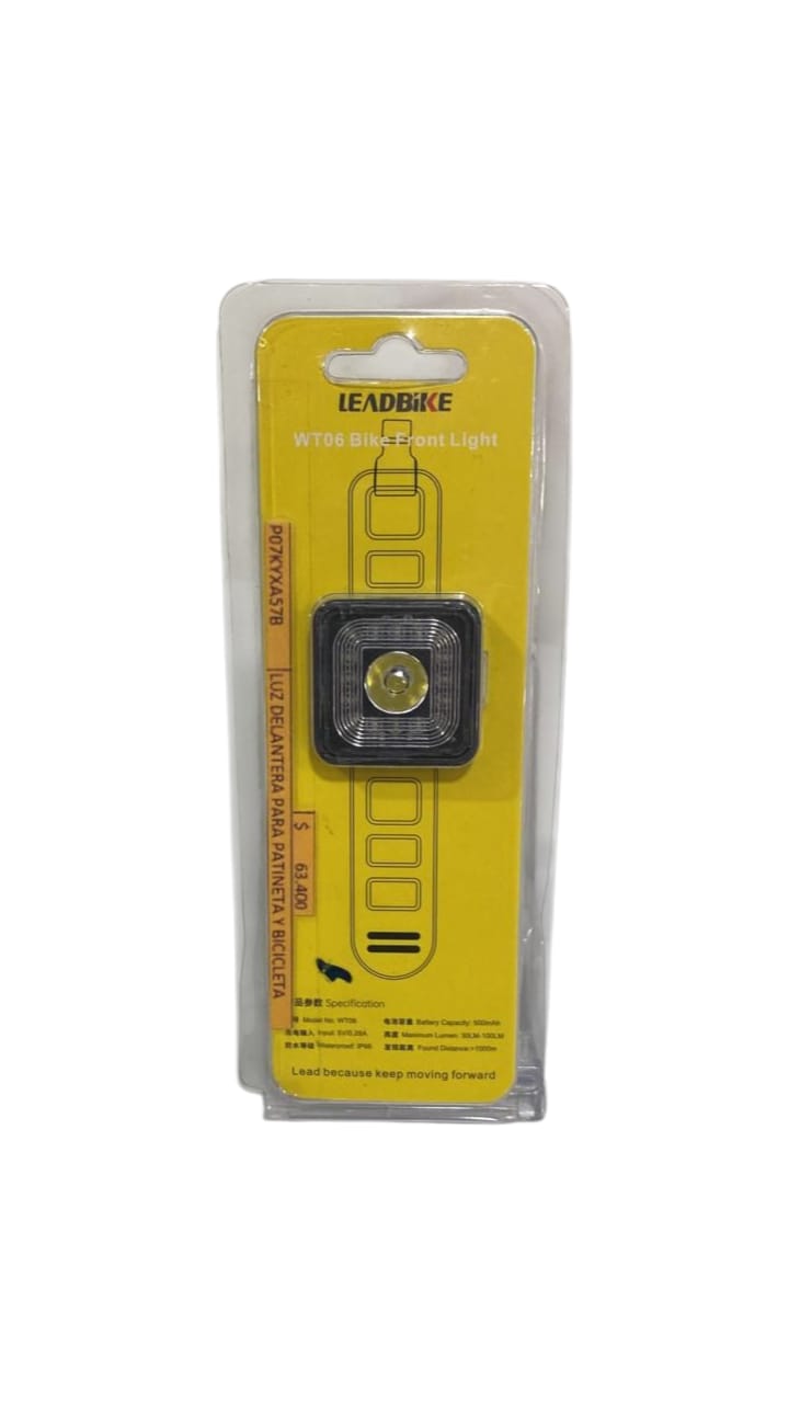 LUZ DELANTERA PARA PATINETA Y BICICLETA